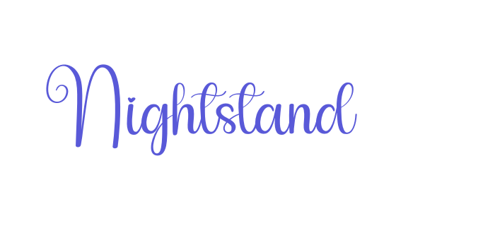 Nightstand Font Download