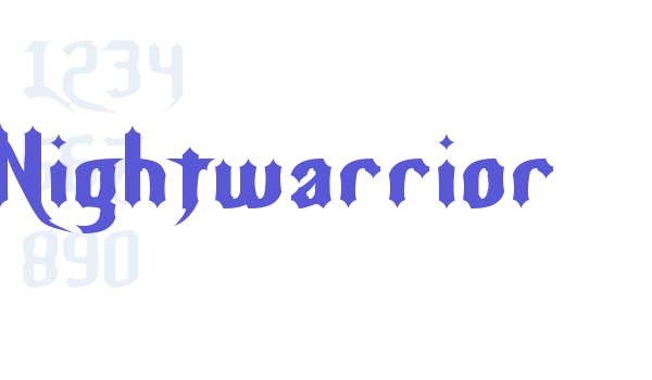 Nightwarrior Font