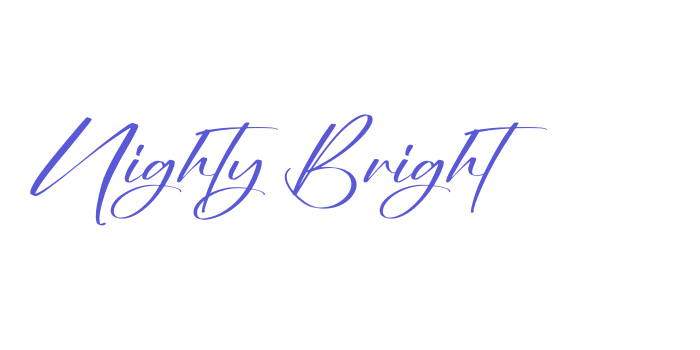 Nighty Bright Font Download