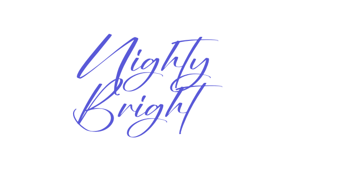 Nighty Bright Font