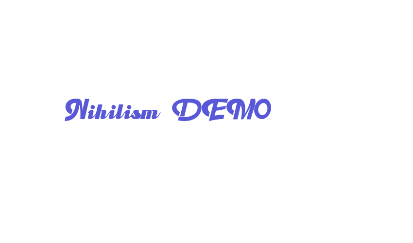 Nihilism DEMO Font