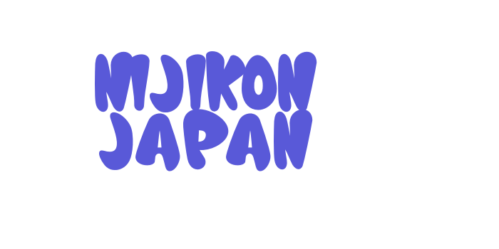 Nijikon japan Font Download