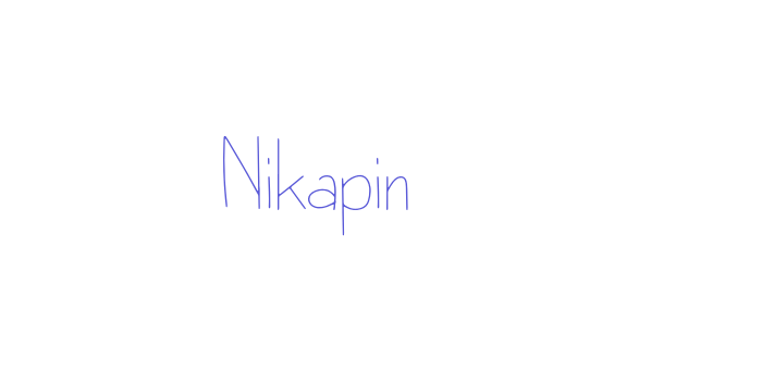 Nikapin Font