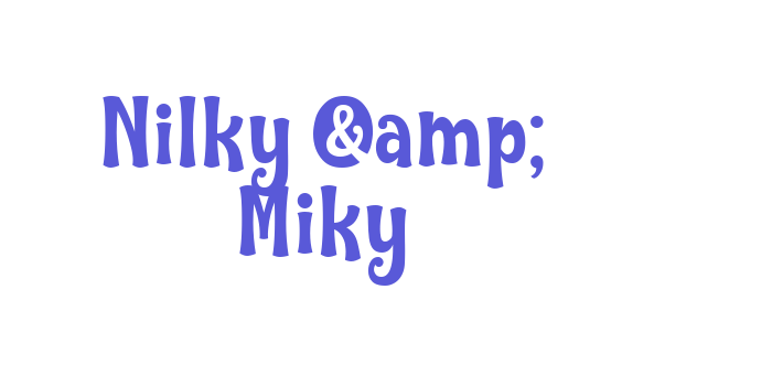 Nilky & Miky Font Download