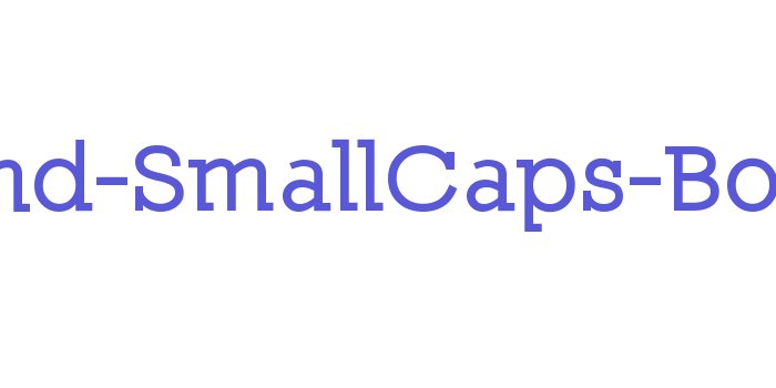 Nilland-SmallCaps-Bold Font Download