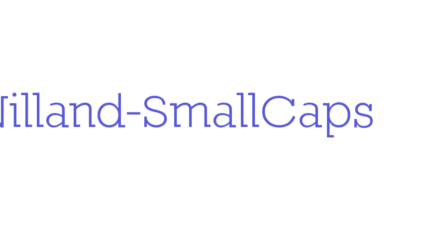 Nilland-SmallCaps Font Download