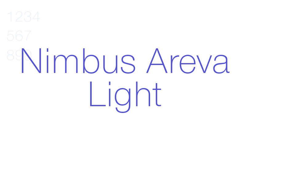 Nimbus Areva Light-font-download