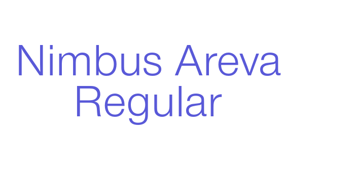 Nimbus Areva Regular Font Download