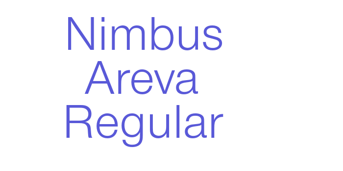 Nimbus Areva Regular Font