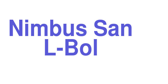 Nimbus San L-Bol Font Download