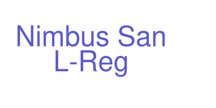 Nimbus San L-Reg Font Download