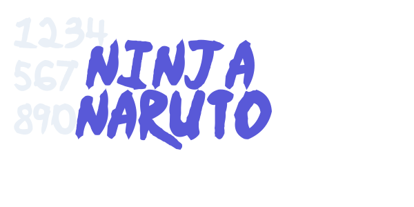 Ninja Naruto font free