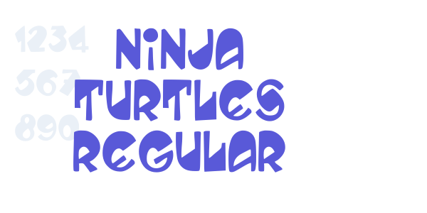 Ninja Turtles Regular font