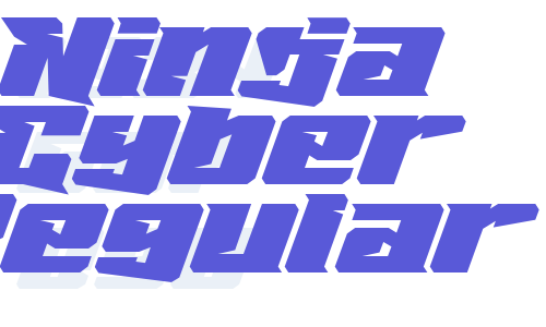 Ninja Cyber Regular Font Download