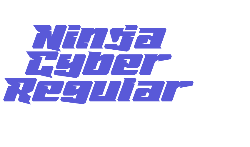 Ninja Cyber Regular Font Download