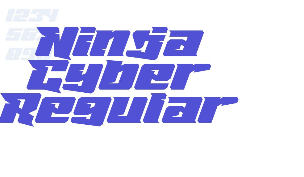 Ninja Cyber Regular-font-download