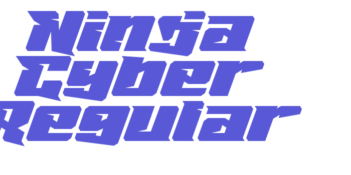 Ninja Cyber Regular Font