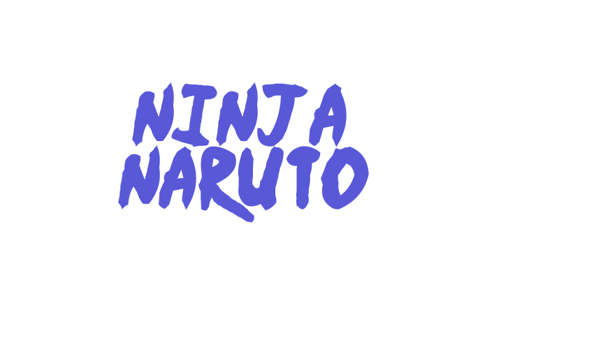 Ninja Naruto Font Download