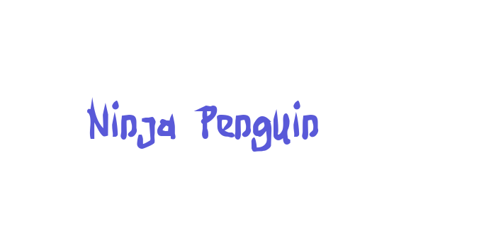 Ninja Penguin Font Download