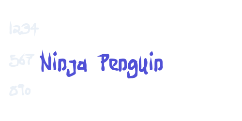 Ninja Penguin-font-download
