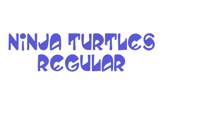 Ninja Turtles Regular Font