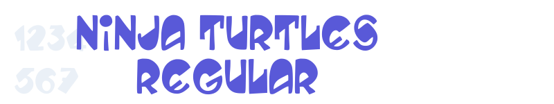Ninja Turtles Regular-related font