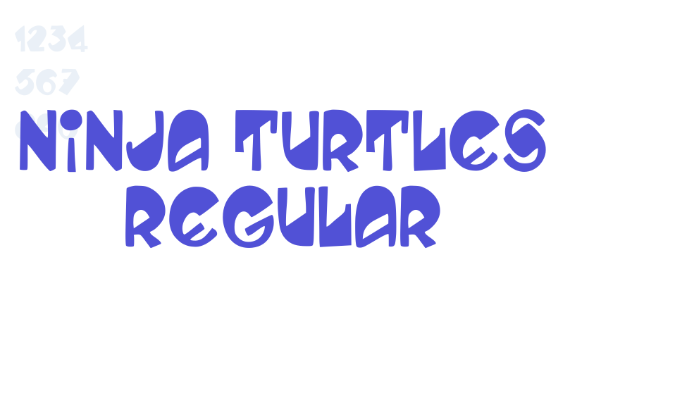 Ninja Turtles Regular-font-download