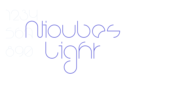 Nioubes Light font free