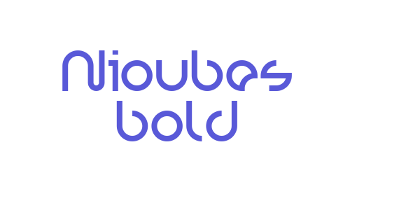 Nioubes bold font free