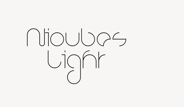 Nioubes Light Font