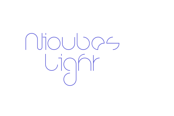 Nioubes Light Font