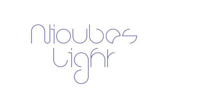 Nioubes Light Font Download