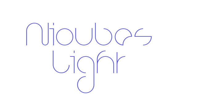 Nioubes Light Font