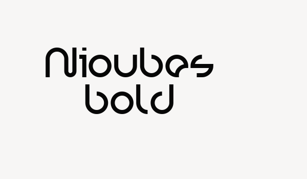 Nioubes bold Font