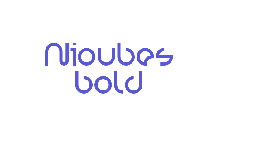 Nioubes bold Font Download