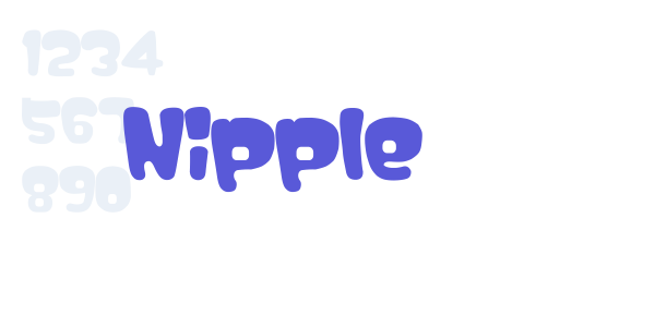 Nipple font