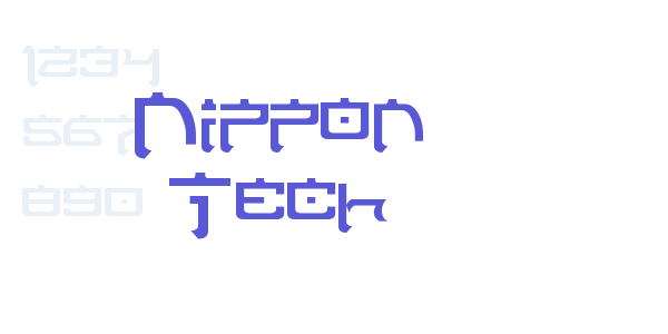 Nippon Tech font free