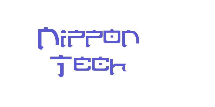 Nippon Tech Font