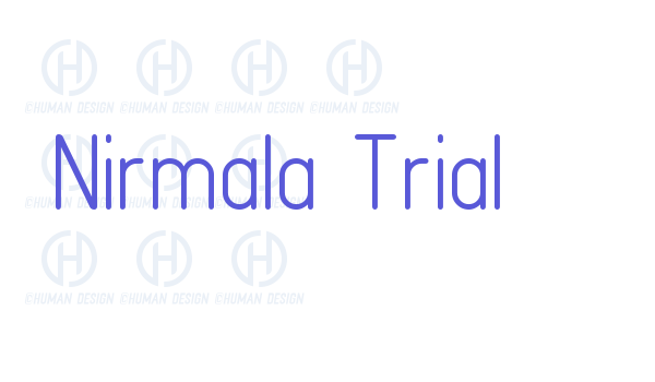 Nirmala Trial font free