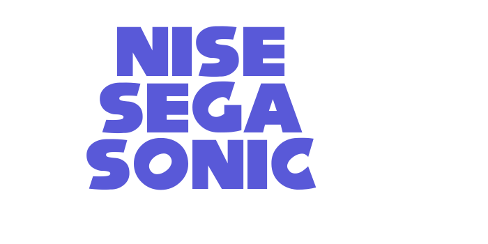 Nise Sega Sonic Font Download