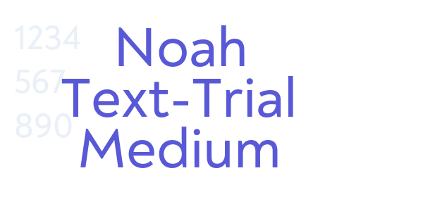 Noah Text-Trial Medium font free