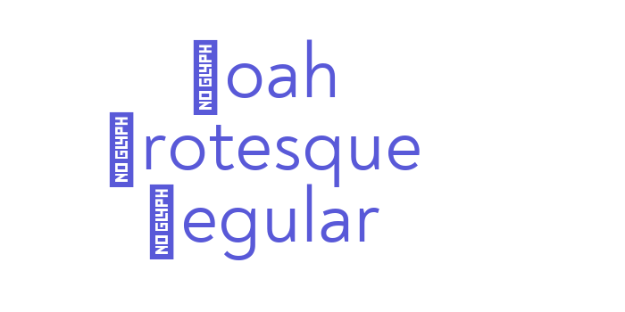 Download Noah Grotesque Regular Font