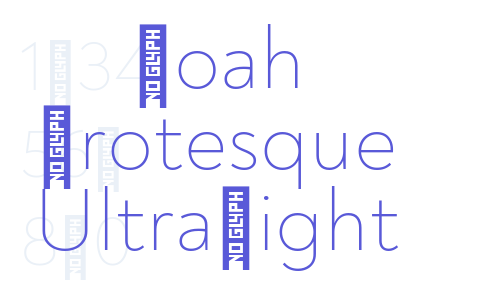 Noah Grotesque UltraLight Font Download