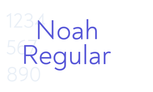 Noah Regular Font