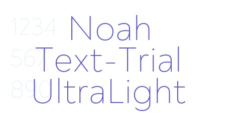 Noah Text-Trial UltraLight-font-download