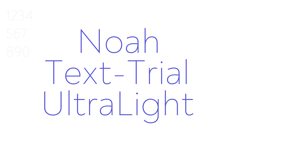 Noah Text-Trial UltraLight-font-download