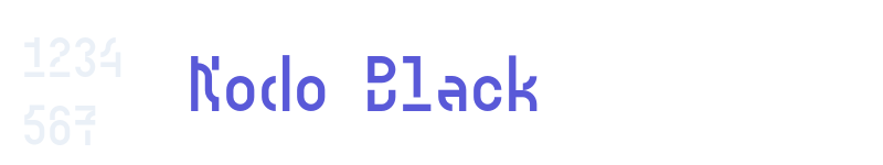 Nodo Black-related font