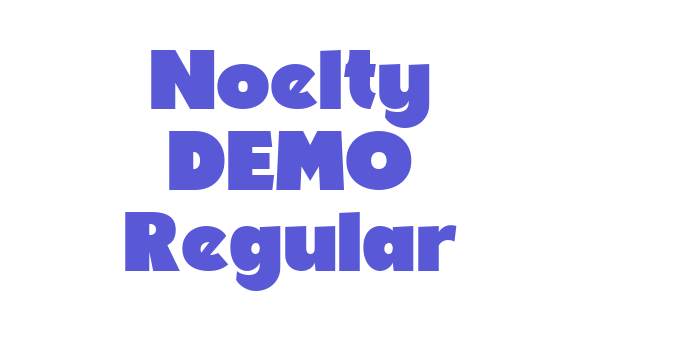 Download Noelty DEMO Regular Font