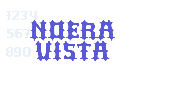 Noera Vista font