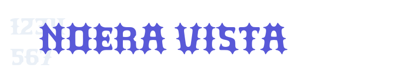 Noera Vista-related font